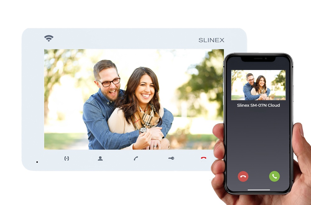 Slinex SM-07N Cloud ➠ Call redirection to the Slinex Smart Call App