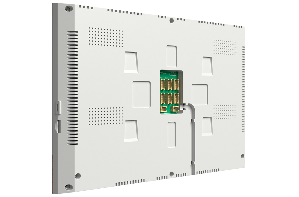 ★ Video intercom Slinex Sonik 10 with two powerful speakers, replaceable color panels and big screen